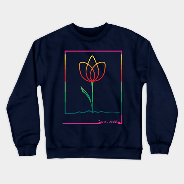 Tulip Crewneck Sweatshirt by GeriJudd